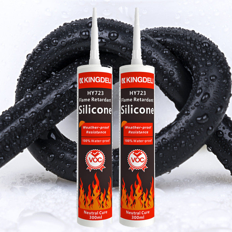 سفید رنگ خنثی درمان سیلیکون مهر 300ml برای شیشه سازی همه نوع پنجره