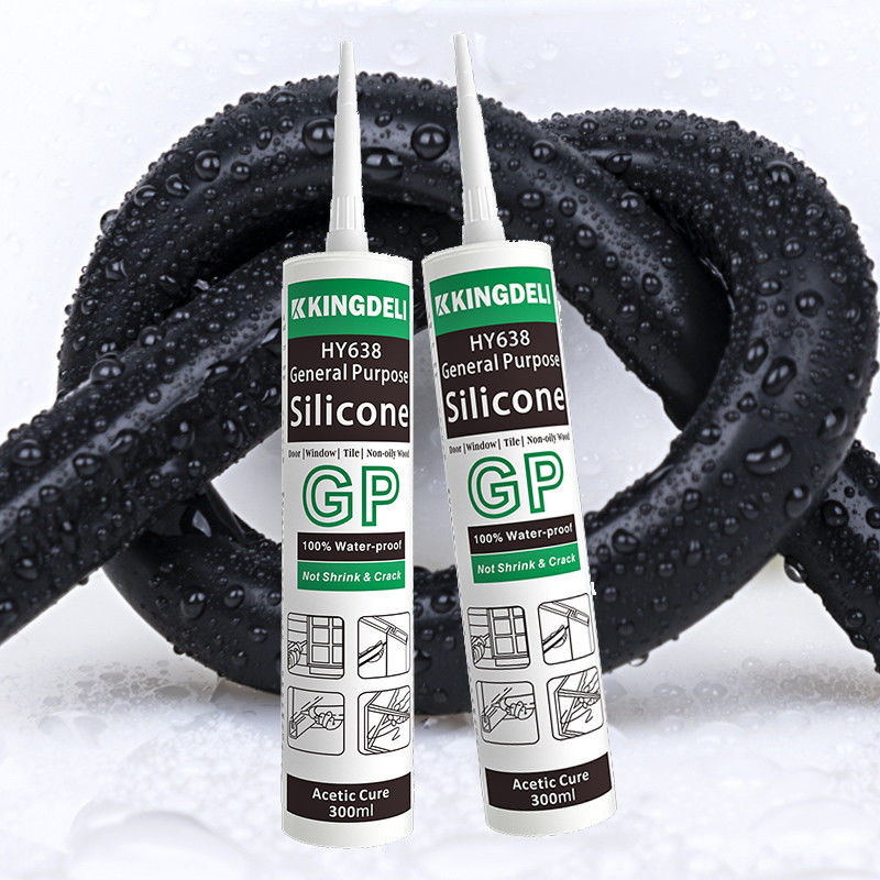280 میلی لیتر سیلیکون استیک مهر و موم GP RTV چسب شیشه ای ضد آب مهر و موم ساختمانی برای سنگ